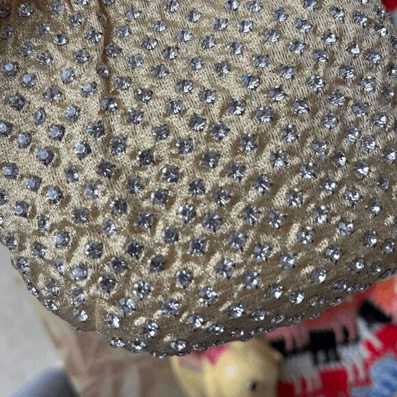 Vintage MCM Magid Evening Bag, Crystal Covered, Wide Opening - Picture 4 of 9